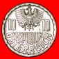 * ADLER (1951-2001): ÖSTERREICH ★ 10 GROSCHEN 1979 VZGL STE...