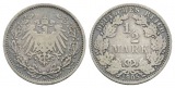 Kaiserreich; 1/2 Mark 1905