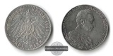 Kaiserreich, Preussen  3 Mark  1913 A  Wilhelm II. in Uniform ...