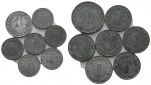 Drittes Reich; 7 Kleinmünzen 1943-1945