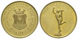 Kiel; Medaille 1894;vergoldete Bronze; 13,66 g; Ø 33,36 mm