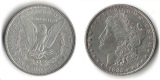 USA,  1 Dollar   1885  Morgan Dollar    FM-Frankfurt   Feinsil...
