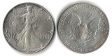 USA,  1 Dollar  1987  American Silver Eagle   FM-Frankfurt    ...