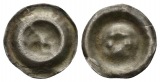 Mittelalter, Mecklenburg; Hohlpfennig; 0,42 g