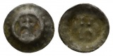 Mittelalter, Mecklenburg; Hohlpfennig; 0,17 g