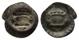 Mittelalter, Mecklenburg; Hohlpfennig; 0,15 g