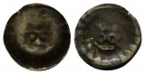 Mittelalter, Mecklenburg; Hohlpfennig; 0,32 g