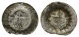 Mittelalter, Mecklenburg; Hohlpfennig; 0,29 g