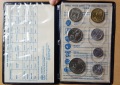 Israel,7 Kleinmünzen 1979; Original
