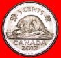 * BEAVER (1937-2021): KANADA ★ 5 CENTS 2012 uSTG STEMPELGLAN...