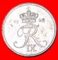 * MONOGRAMM Frederik IX. (1899-1972):DÄNEMARK ★ 1 OERE 1969...