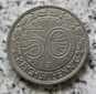 Weimarer Republik 50 Pfennig 1936 J