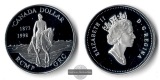 Kanada  1 Dollar 1998 RMCP FM-Frankfurt  Feinsilber: 23,29g