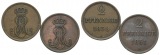 Altdeutschland; 2 Kleinmünzen 1850 / 1851