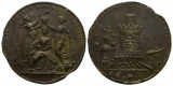 Medaille 1743, Bronze; 19,24 g; Ø 42 mm