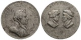 Medaille 1817; Dr. Martin Luther; Zinn; 13,63 g; Ø 38 mm