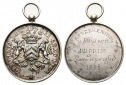 Linnartz BELGIEN, LIER, Tragbare Silberpreismed.1896, 1. Preis...