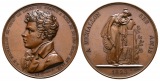 Linnartz FRANKREICH,Bronzemed.1823 (v.Tiolier) auf A.E. Michal...