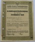 1922, Deutsches Reich, Geschäftsanteil-Bescheinigung Badische...
