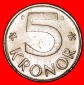 * MONOGRAMM (1976-2009): SCHWEDEN ★ 5 KRONEN 1991! FEHLER! E...