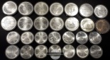 Kanada 28 Silbermünzen Olympiade in Montreal