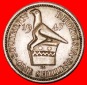 * SIMBABWE-VOGEL: SÜDRHODESIEN ★ 1 SHILLING 1947! Georg VI....