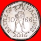 * HARALD II. (1022-1066): GROSSBRITANNIEN ★ 50 PENCE 2016 uS...