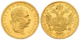 3,44 g Feingold. Franz Joseph I. (1848 - 1916)