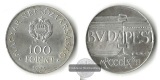 Ungarn  100 Forint 1972 Union Centennial  FM-Frankfurt  Feinsi...