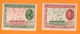 Chile 1940 Mi.244 - 245 kompl. Postfrisch Besitznahme der Oste...