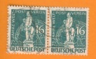 Berlin 1949 Mi.36 gest.Paar Weltpostverein 16. Pf. Heinrich vo...