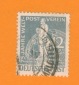 Berlin 1949 Mi.35 gest.Weltpostverein 12.Pf. Heinrich von Stephan