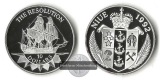 Niue  10 Dollar  1992  Resolution   FM-Frankfurt     Feinsilbe...