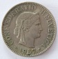 Schweiz 5 Rappen 1957 B