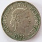 Schweiz 10 Rappen 1901 B