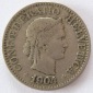 Schweiz 10 Rappen 1904 B