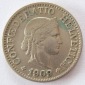 Schweiz 10 Rappen 1909 B