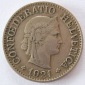 Schweiz 10 Rappen 1921 B