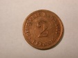 F14  KR  2 Pfennig 1913 E in ss, geputzt  Originalbilder