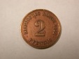 F14  KR  2 Pfennig 1912 E in ss+ gereinigt  Originalbilder