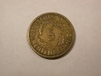 F14  Weimar  5 Renten Pfennig 1924 J in ss+   Originalbilder