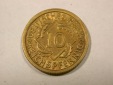 F14  Weimar  10 Reichs Pfennig  1935 E in vz-st  Originalbilder