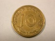 F14  3.Reich  10 Pfennig  1937 D in f.ss  Originalbilder