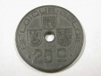 F14  Belgien  25 Centime  1942 in ss   Originalbilder