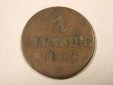 F14  Braunschweig  2 Pfennig 1842 in f.ss   I Originalbilder