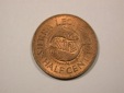 F16  Sierra Leone  1/2 Cent 1964 in UNC, f.ST   Originalbilder