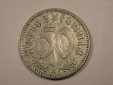 F16  3.Reich  50 Pfennig 1939 E in ss  Originalbilder