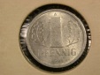 F04  DDR  1 Pfennig 1981 in vz+  Originalbilder