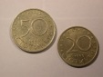 F17  Bulgarien 20 + 50 Stotinki  1999 in ss-vz/vz 2 Stück  Or...