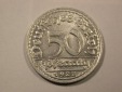 F17  Weimar  50 Pfennig 1922 D in f.st/st    Originalbilder